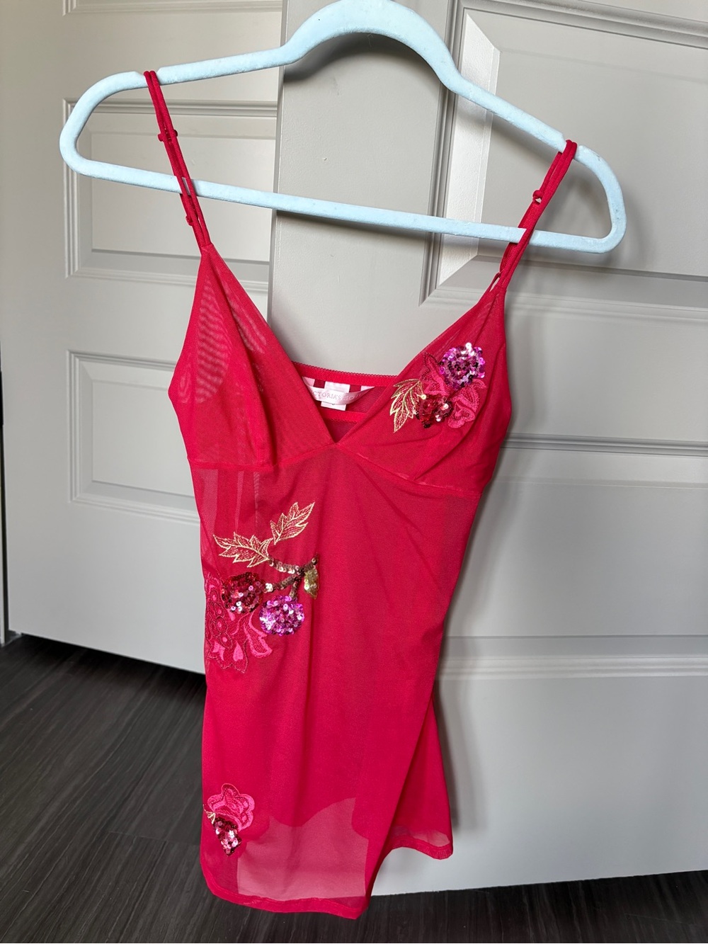 Y2K Vintage Sequin Cherry top